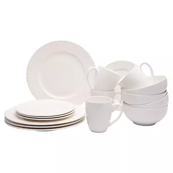 JEWEL Набор столовый Бьянко 16 предметов new bone