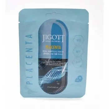 JIGOTT Тканевая маска для лица с экстрактом плаценты 27.0