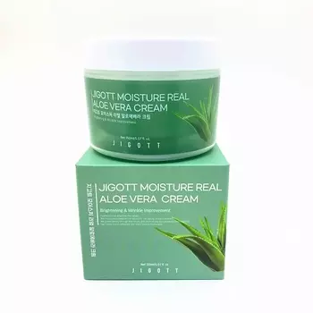 JIGOTT Увлажняющий крем для лица с экстрактом Алоэ Вера 150.0