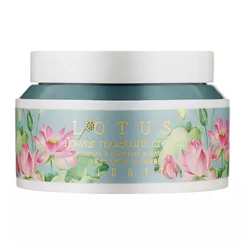JIGOTT Увлажняющий крем для лица с экстрактом лотоса
