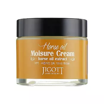 JIGOTT Увлажняющий крем с лошадиным маслом