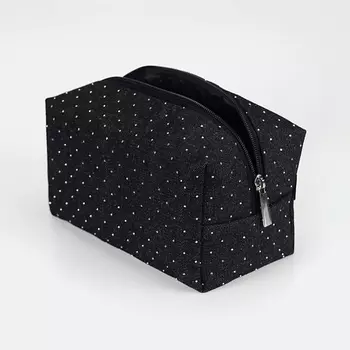 JILLAS Косметичка джинсовая со стразами