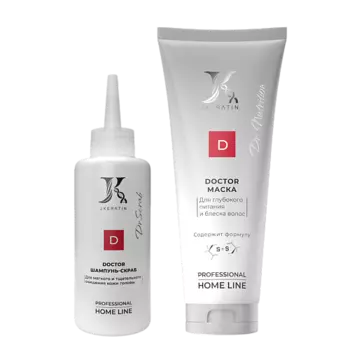 JKERATIN Набор средств: Шампунь-скраб и маска для волос Doctor Scrab & Nutrition