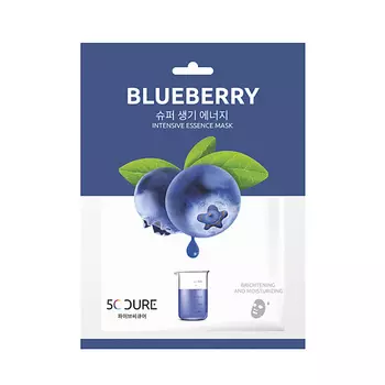 JKOSMEC 5C CURE Тканевая маска для лица с экстрактом черники 25.0