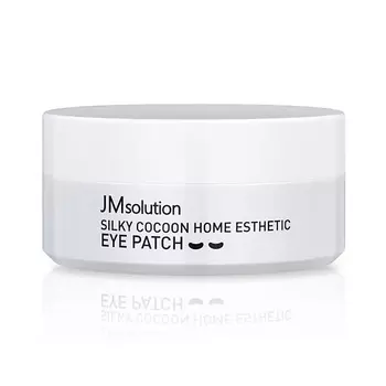 JM SOLUTION Патчи для области вокруг глаз питательные с шелком кокона Silky Cocoon Home Esthetic Eye Patch