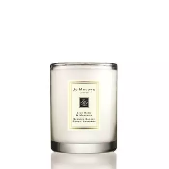 JO MALONE LONDON Свеча для дома Lime Basil & Mandarin Travel Candle