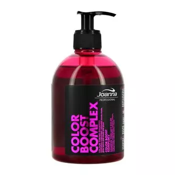JOANNA Шампунь для волос COLOR BOOST COMPLEX оттеночный с протеинами пшеницы (теплый розовый)