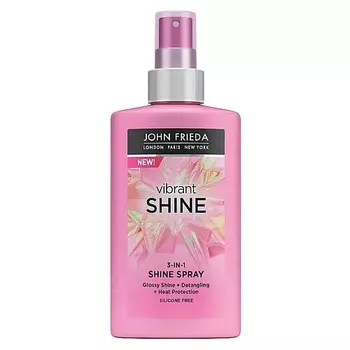 JOHN FRIEDA Спрей для блеска волос Vibrant Shine 3-in-1 Shine