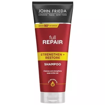 JOHN FRIEDA Укрепляющий + восстанавливающий шампунь для волос Full Repair