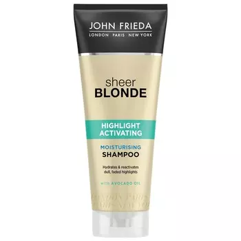 JOHN FRIEDA Увлажняющий активирующий шампунь для светлых волос SHEER BLONDE