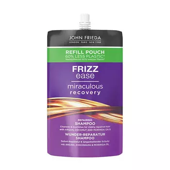 JOHN FRIEDA Восстанавливающий шампунь Frizz Ease. Сменный блок (рефил)