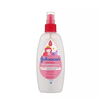 JOHNSON'S BABY Детский спрей-кондиционер для блеска волос Shiny Drops