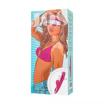 JOS JOY OF SEX Вибратор с двигающимся язычком и стимулирующим шариком JOS Monti