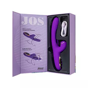 JOS JOY OF SEX Вибратор с вакуумной стимуляцией и язычком JOS Pitti