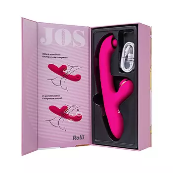 JOS JOY OF SEX Вибратор со стимулирующим шариком и вакуумной стимуляцией JOS Rolli