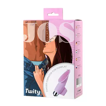 JOS JOY OF SEX Вибронасадка на палец JOS TWITY для прелюдии