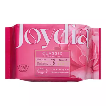 JOYDIA Прокладки ежедневные Classic super natural Normal 16.0