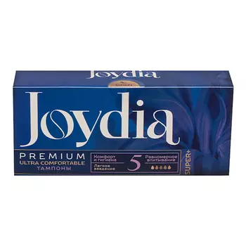 JOYDIA Тампоны гигиенические Premium ultra comfortable Super плюс 16.0