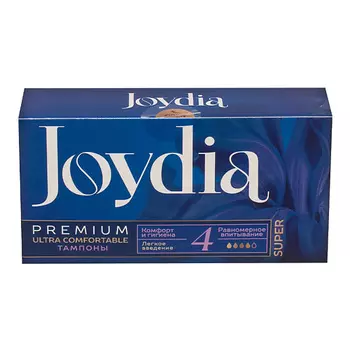JOYDIA Тампоны гигиенические Premium ultra comfortable Super 16.0