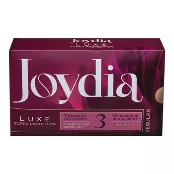 JOYDIA Тампоны с аппликатором Luxe super protection Regular 16.0