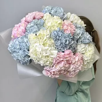 JULES FLOWER ATELIER Букет из гортензий 15шт