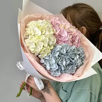 JULES FLOWER ATELIER Букет из гортензий 3 шт