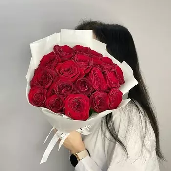 JULES FLOWER ATELIER Букет из красной розы премиум