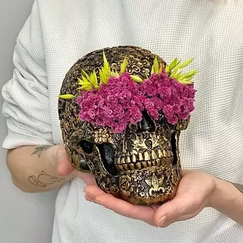 JULES FLOWER ATELIER Череп в цветах
