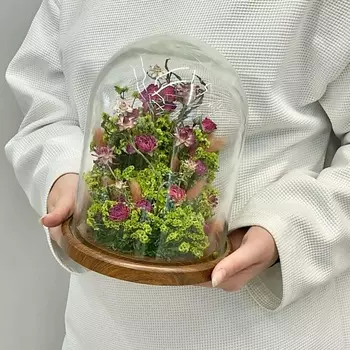 JULES FLOWER ATELIER «Эдем» клош с сухоцветами