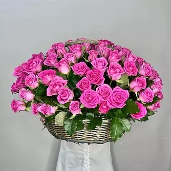 JULES FLOWER ATELIER Корзина из 101 Розы