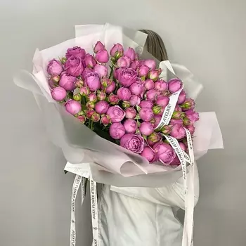 JULES FLOWER ATELIER Пионовидная кустовая Роза Misty Bubbles