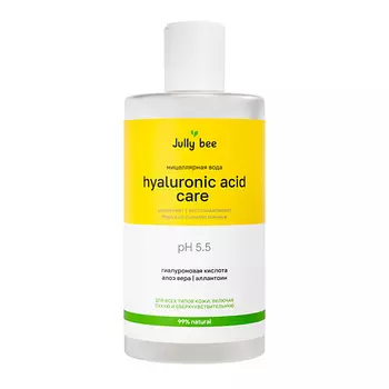 JULLY BEE Мицеллярная вода с гиалуроновой кислотой, аллантоином и алоэ вера Hyaluronic Acid Care