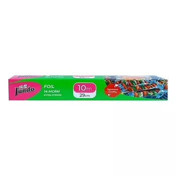 JUNDO Foil Фольга пищевая для запекания в рулоне, 14 мкм 1000.0