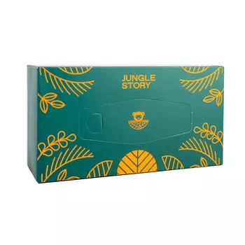 JUNGLE STORY Бумажные салфетки небеленые из бамбука 200.0