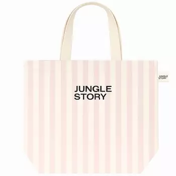 JUNGLE STORY Сумка большая женская на плечо шоппер тканевая