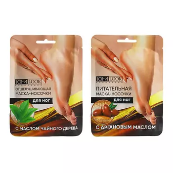ЮНИLOOK Маска для ног с носочками 36.0