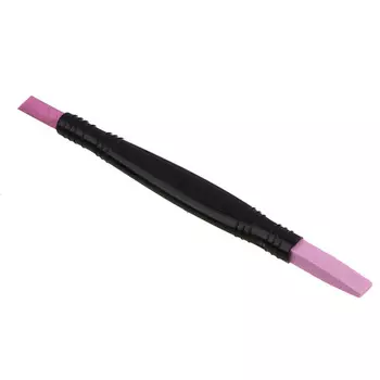 ЮНИLOOK Пушер для кутикулы двусторонний, кварц, пластик, 12,8см