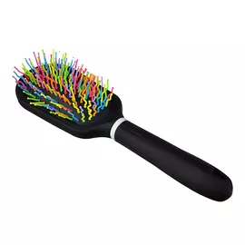 ЮНИLOOK Расческа массажная Радуга с цветными зубчиками