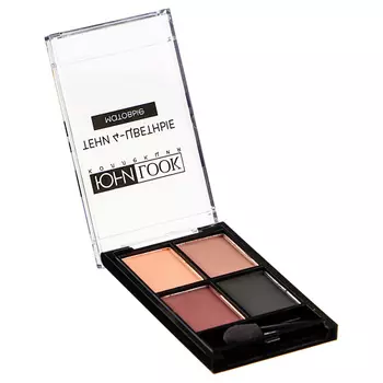 ЮНИLOOK Тени 4-цветные матовые