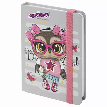 ЮНЛАНДИЯ Блокнот с резинкой Совушка