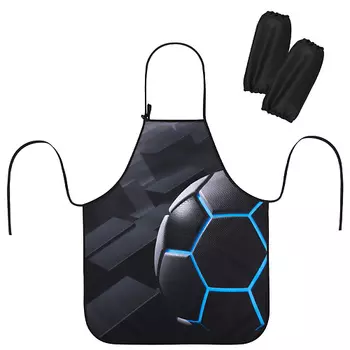 ЮНЛАНДИЯ Фартук с нарукавниками для уроков труда Soccer ball