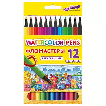 ЮНЛАНДИЯ Фломастеры Домики 12