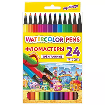 ЮНЛАНДИЯ Фломастеры Домики 24