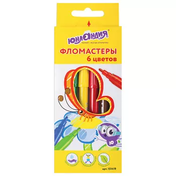 ЮНЛАНДИЯ Фломастеры Экзотика 6