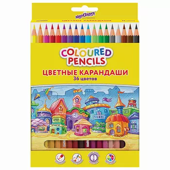 ЮНЛАНДИЯ Карандаши цветные Домики