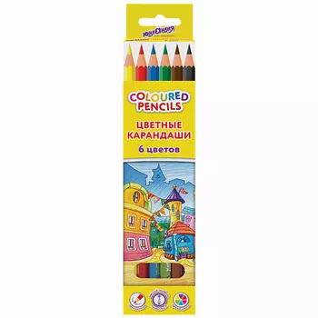 ЮНЛАНДИЯ Карандаши цветные Домики