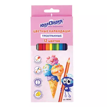 ЮНЛАНДИЯ Карандаши цветные Сладкие истории