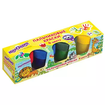 ЮНЛАНДИЯ Краски пальчиковые Сафари