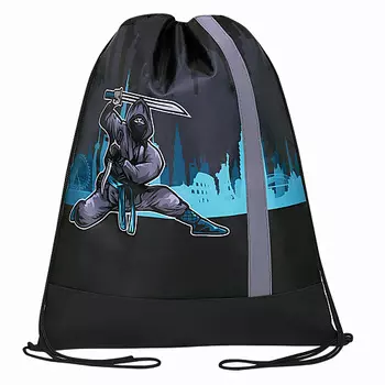 ЮНЛАНДИЯ Мешок для обуви Black Ninja