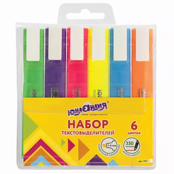 ЮНЛАНДИЯ Набор текстовыделителей COLORSTAR